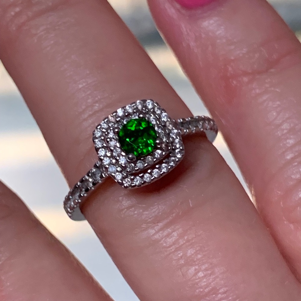 Chrome Diopside Ring 9